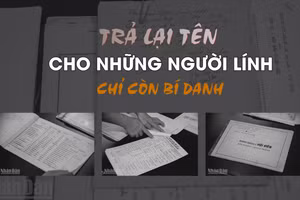 [Video] Trả lại tên cho những người lính chỉ còn bí danh
