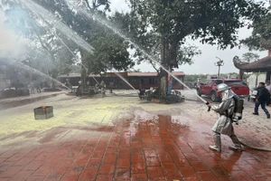 Lực lượng chức năng đẩy mạnh công tác tuyên truyền, tập huấn phòng ngừa cháy, nổ tại các cơ sở thờ tự dịp Tết Nguyên đán.