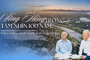 Sông Hồng trong tầm nhìn 100 năm: Biểu tượng phát triển mới của Hà Nội