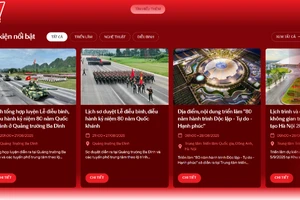 Ứng dụng "A80 - Tự hào Việt Nam" cung cấp nhiều thông tin hữu ích cho người dân về lễ kỷ niệm, diễu binh, diễu hành A80.