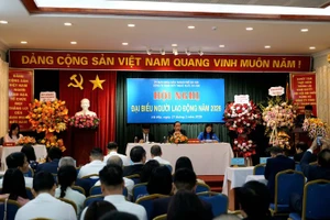 Hội nghị đại biểu người lao động năm 2026 của Công ty TNHH MTV Thoát nước Hà Nội.