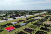 Buổi tổng hợp luyện có sự tham gia của hơn 16.300 cán bộ, chiến sĩ. (Nguồn: Báo Quân đội nhân dân)