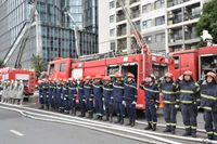 Buổi diễn tập có quy mô lớn nhất được tổ chức tại Thủ đô trong những năm qua với hơn 4.000 người và hàng trăm phương tiện tham gia.