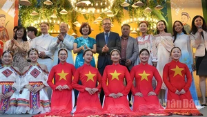 Bế mạc Lễ hội Văn hóa Việt Nam tại Moskva. (Ảnh: XUÂN HƯNG)