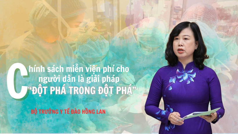 Bộ trưởng Y tế Đào Hồng Lan: Chính sách “miễn viện phí” cho người dân là giải pháp “đột phá trong đột phá”