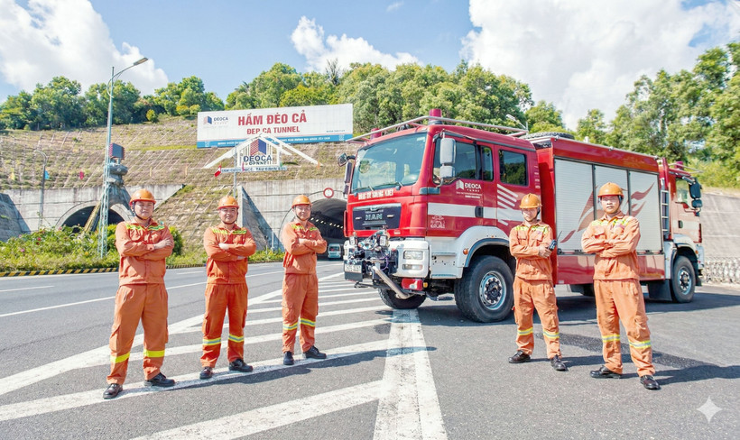 Lực lượng phòng cháy, chữa cháy và cứu hộ cứu nạn hầm Đèo Cả.