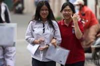 Thí sinh tại Kỳ thi tốt nghiệp THPT năm 2025 (Ảnh: ĐẠI THẮNG)