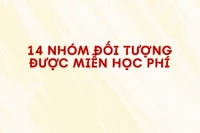 [Infographic] 14 nhóm đối tượng được miễn học phí
