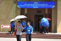 Thí sinh thi vào lớp 10 Trường THPT chuyên Khoa học Tự nhiên năm 2025. (Ảnh: HUS)