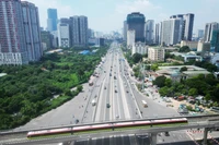 Dự án đường sắt đô thị số 3, đoạn Nhổn-ga Hà Nội (Ảnh minh họa: THỦY NGUYÊN)