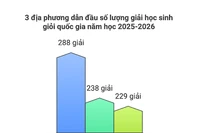 Thành phố Hồ Chí Minh, Ninh Bình, Phú Thọ dẫn đầu số lượng giải học sinh giỏi quốc gia