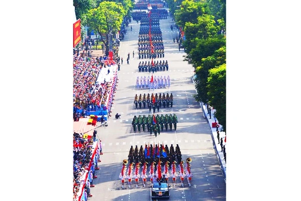 Một tác phẩm tại triển lãm.