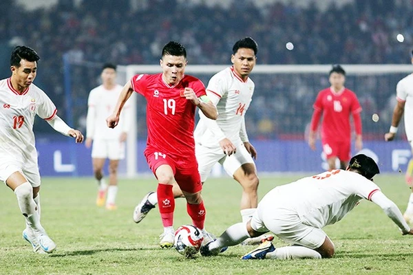 Quang Hải vẫn là một trong những trụ cột ở tuyến giữa của đội tuyển Việt Nam. Ảnh: LÊ MINH