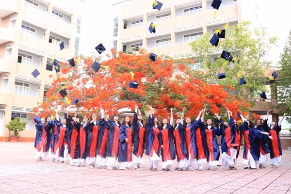 Quang cảnh Trường cao đẳng Sư phạm Bà Rịa-Vũng Tàu trước khi sáp nhập. (Ảnh: CTV)