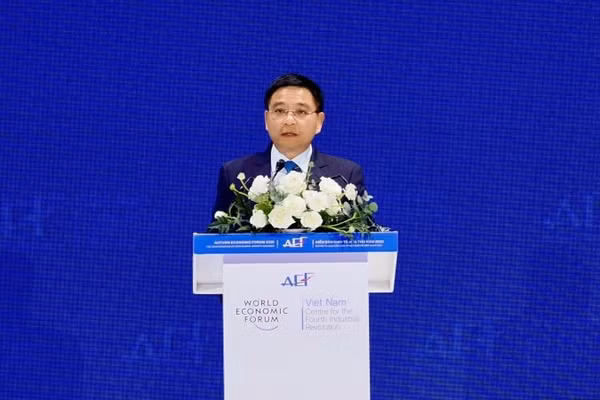 Phó Thủ tướng Nguyễn Văn Thắng phát biểu tại sự kiện (Ảnh: HÙNG TRIỀU)