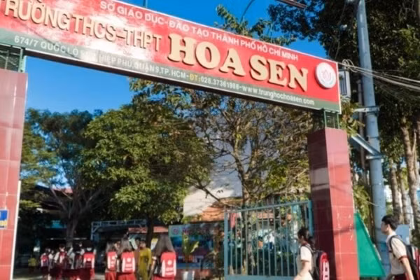 Cơ sở 2 của Trường trung học cơ sở và trung học phổ thông Hoa Sen. (Ảnh: CTV)