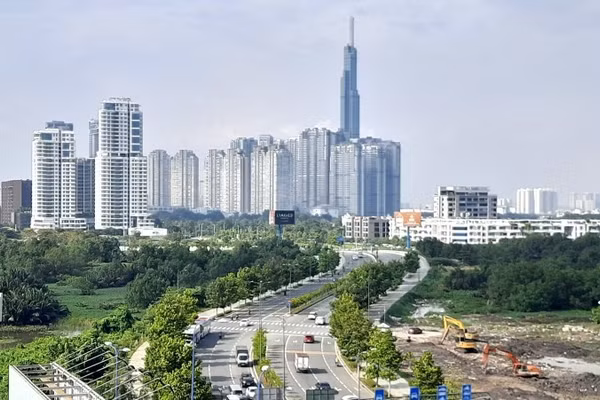 Một góc Thành phố Hồ Chí Minh. (Ảnh: Cộng tác viên)