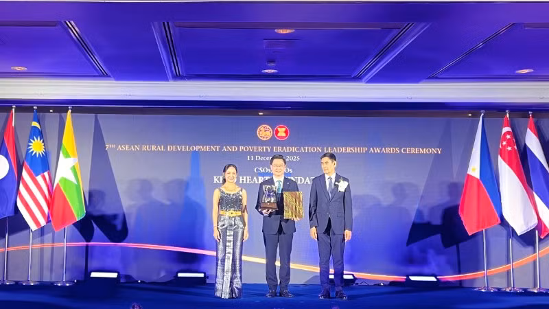 Quỹ Thiện Tâm (Tập đoàn Vingroup) đã được vinh danh với Giải thưởng ASEAN về Phát triển nông thôn và Xóa đói giảm nghèo.