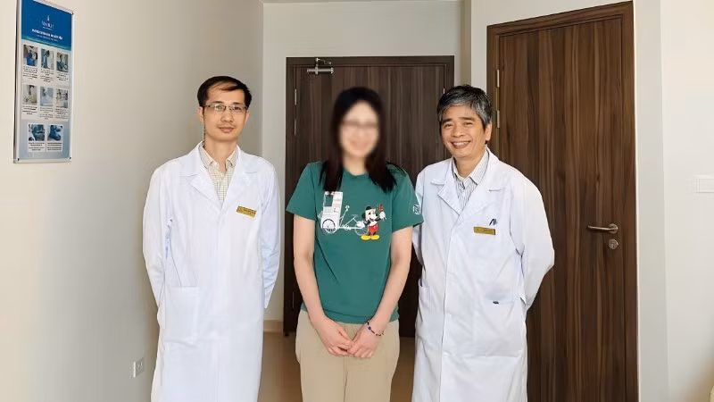 Bệnh nhân khỏe mạnh xuất viện. 