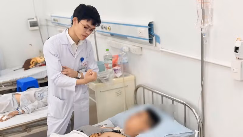Bệnh nhân được can thiệp kịp thời. 