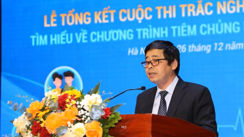 Ông Dương Chí Nam, Phó Cục trưởng Cục Phòng bệnh (Bộ Y tế) phát biểu.