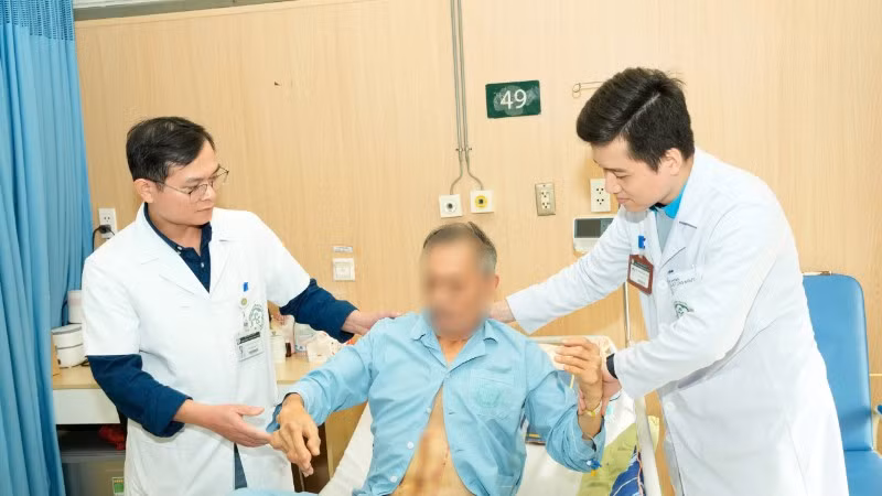 Bệnh nhân được cấp cứu kịp thời. 