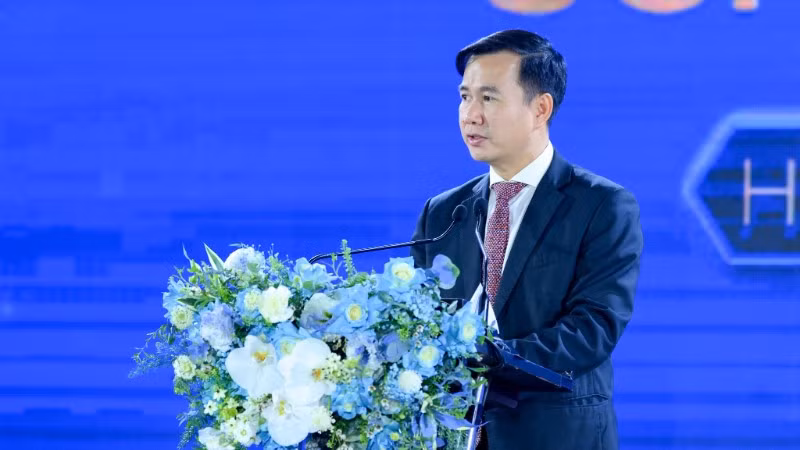 Thứ trưởng Khoa học và Công nghệ Bùi Thế Duy phát biểu.