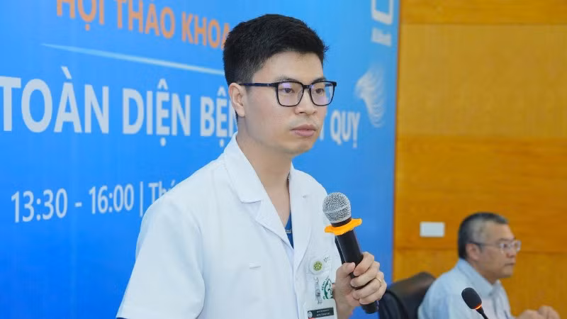 Bác sĩ chuyên khoa II Nguyễn Tiến Dũng - Phó Giám đốc Trung tâm Đột quỵ, Bệnh viện Bạch Mai.