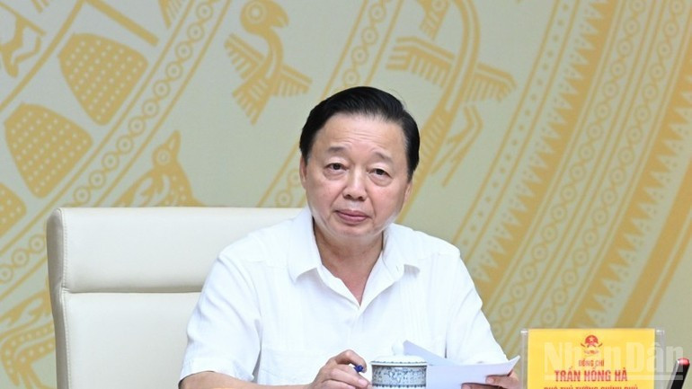 Phó Thủ tướng Trần Hồng Hà. (Ảnh: Trần Hải)