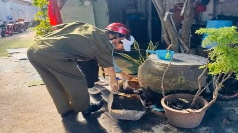 Phát động chiến dịch tổng vệ sinh môi trường, diệt lăng quăng, loại bỏ vật chứa nước trên địa bàn thành phố.