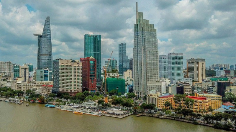 Một góc Thành phố Hồ Chí Minh hôm nay. (Ảnh MẠNH HẢO)