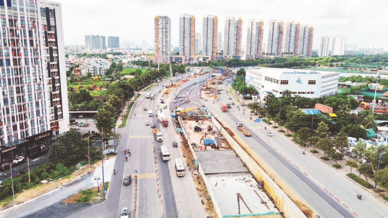 Bình Trưng - một trung tâm đô thị mới của phía đông Thành phố Hồ Chí Minh đang hình thành với hệ thống hạ tầng hiện đại. 