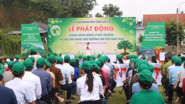 Tỉnh Lào Cai phát động Tháng hành động vì môi trường năm 2026.