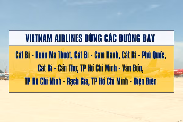 [Video] Nhiều hãng bay, đường bay sẽ thực hiện cắt giảm từ hôm nay (1/4)