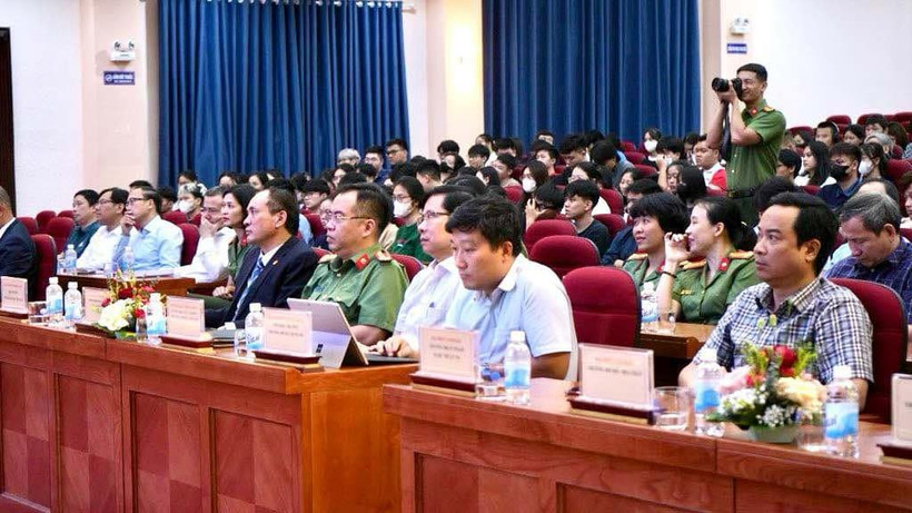 Các đại biểu tham dự Ngày hội toàn dân bảo vệ an ninh Tổ quốc.