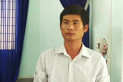 Tài xế Phan Văn Bắc. (Ảnh: MAI VĂN BẢO)