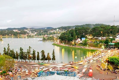 Một góc phố núi Đà Lạt.