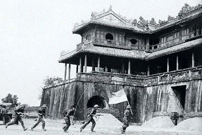 Cuộc tiến công giải phóng Thừa Thiên Huế 26-3-1975. Ảnh: Ban quản lý Lăng Chủ tịch Hồ Chí Minh