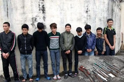 Thanh Hóa, bắt nhóm đối tượng gây rối trật tự công cộng