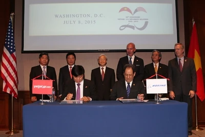 Vietjet Air ký kết thỏa thuận hợp tác với Boeing
