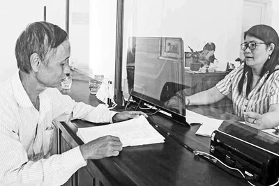 Quỹ tín dụng nhân dân Kon Dơng (huyện Mang Yang, Gia Lai) có quy mô tín dụng lớn nhất trên địa bàn tỉnh. Ảnh: SƠN CA