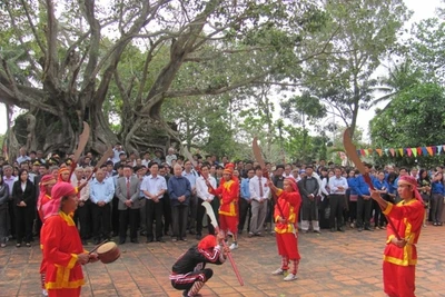 Các hoạt động khai hội đền Lương Văn Chánh.