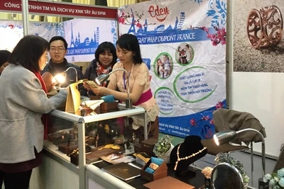 Gian hàng trang sức của Indonesia tại Hội chợ.