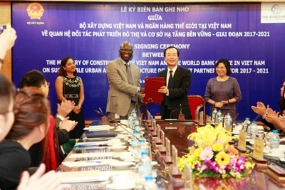 Lễ ký kết hợp tác phát triển đô thị giữa Bộ Xây dựng và Ngân hàng Thế giới (WB).