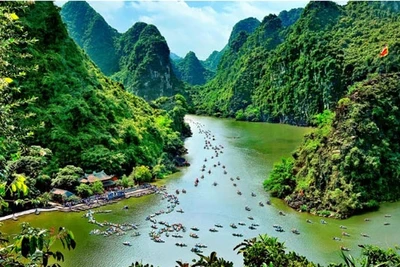 Một góc khu sinh thái Tràng An. (Ảnh: MINH TIẾN - Ninh Bình)
