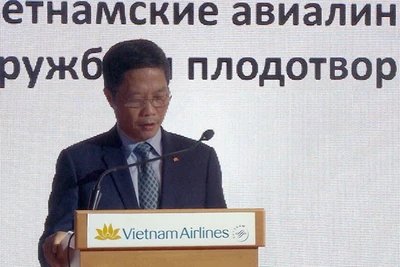 Bộ trưởng Công thương Trần Tuấn Anh phát biểu tại buổi lễ.