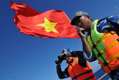 Lực lượng chấp pháp Việt Nam trên Biển Đông kiên quyết giữ vững chủ quyền biển đảo.