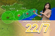 [Video] Dự báo thời tiết đêm nay và ngày mai 22/7/2025: Bão số 3 tiến vào vịnh Bắc Bộ