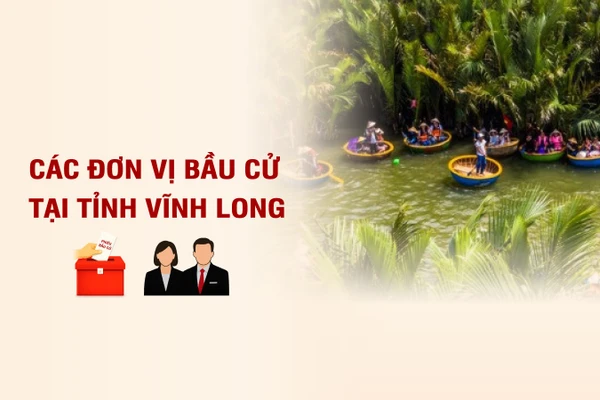 [Infographic] Các đơn vị bầu cử đại biểu Quốc hội tại tỉnh Vĩnh Long