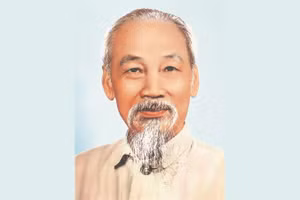 Chủ tịch Hồ Chí Minh vĩ đại sống mãi trong sự nghiệp của chúng ta!
